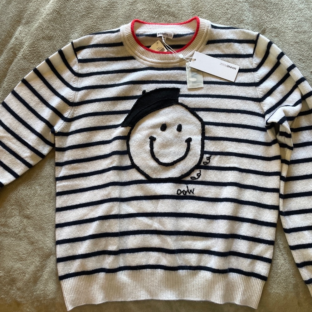 Minnie Rose cashmere sweater
